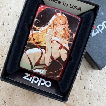Zippo - Power – Chainsaw Man Anime – Custom Collectible, Nieuw