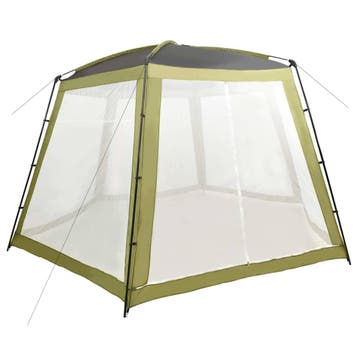 vidaXL Zwembadtent 500x433x250 cm stof groen, Tuin en Terras, Verzenden, Nieuw