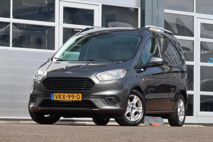 Ford Transit Courier 1.0 Limited EcoBoost S&S, Auto's, Bestelauto's, Onderhoudsboekje, Lease, Handgeschakeld, Zilver of Grijs
