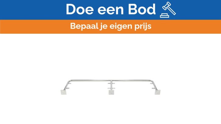Bieden: Ryck fixed stainless steel backrest rail, Watersport en Boten, Navigatiemiddelen en Scheepselektronica, Kabel of Apparatuur