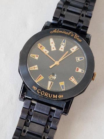 Corum - Admirals Cup - 99.430.31. V585 - Heren - 1980-1989, Nieuw