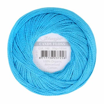 Scheepjes Candy Floss - 146 Vivid Blue, Verzenden, Nieuw