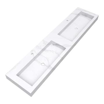 Brauer Coral Wastafel - 200 met 2 Spoelbakken en 2, Ophalen of Verzenden, Nieuw