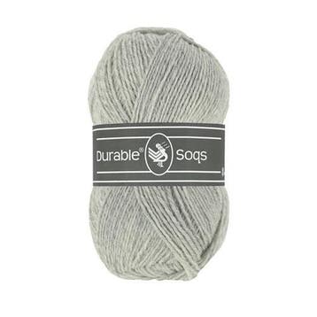 Durable Soqs 2233 White Grey - Haakgaren / Breigaren, Ophalen of Verzenden, Nieuw, Breien of Haken, Wol of Garen