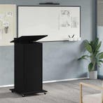 vidaXL Podium met lade Zwart Eiken 55 x 55 x 107 cm Bewerkt, Verzenden, Nieuw