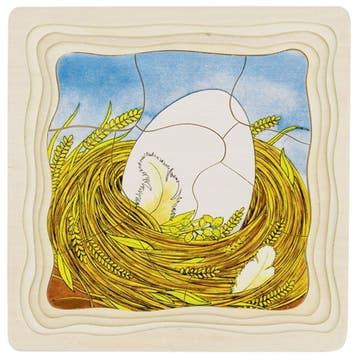 Goki houten lagenpuzzel Kip - educa van €15,70 voor €7,85, Ophalen of Verzenden, Nieuw