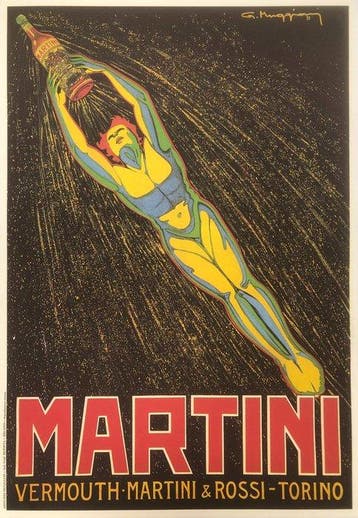 Giorgio Muggiani - VERMOUTH MARTINI & ROSSI - TORINO (linen