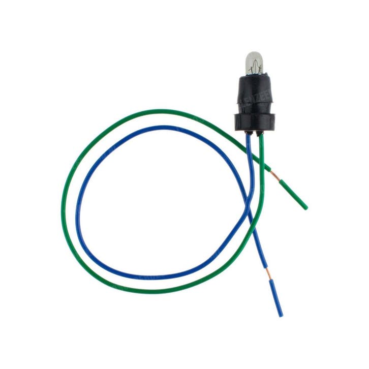Kilometerteller / controlelamp fitting met lamp 12V 1.2W..., Fietsen en Brommers, Brommeronderdelen | Algemeen, Nieuw, Ophalen of Verzenden