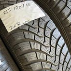 2 x Falken Eurowinter 215-70-16 Winterbanden 7mm, 16 inch, Band(en), Personenwagen, Gebruikt