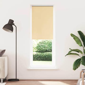 vidaXL Rolgordijn verduisterend 80x210cm stofbreedte 75,7 cm, Verzenden, Nieuw, Beige