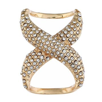 Fako Bijoux - Sjaalklem - Infinity - Kristal - 30x40mm -, Verzenden, Nieuw