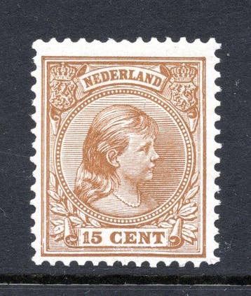 Nederland 1891 - Koningin Wilhelmina type hangend haar -, Postzegels en Munten, Gestempeld