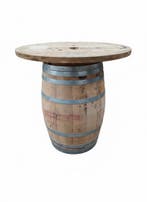 Diverse statafels - bartafels van eiken wijn- en whiskyvaten, Ophalen of Verzenden, Nieuw zonder verpakking, Meubilair