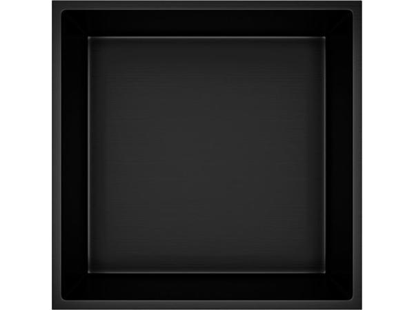 Veiling - Inbouwnis Mat Zwart – 30x30x7 cm, Doe-het-zelf en Verbouw, Sanitair