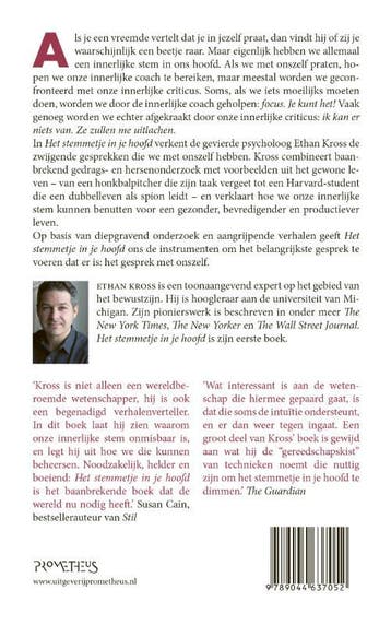 Het stemmetje in je hoofd 9789044637052 Ethan Kross, Verzenden, Zo goed als nieuw, Ethan Kross