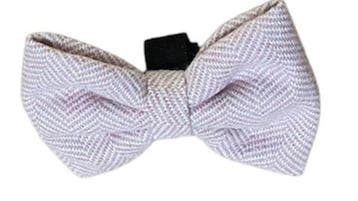 Strik voor aan halsband Tweed Roze (Hond, Halsband Set), Ophalen of Verzenden, Handgemaakt, Nieuw