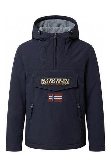 Napapijri Jas in maat XS Blauw, Napapijri, Verzenden, Zo goed als nieuw, Blauw
