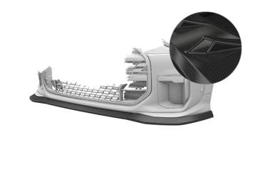 Beker spoilerlip voor Mini Cooper S F66 JCW CSL936-C, Verzenden, Nieuw