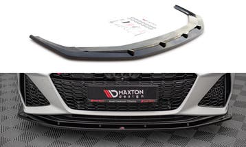 Voorspoiler V.2 Audi RS6 / RS7 C8 Maxton Glanzend Zwart, Ophalen of Verzenden, Nieuw