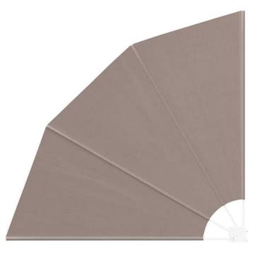 Terrasscherm 140cm Taupe | 33% Korting | Snel Weg, Tuin en Terras, 100 tot 150 cm, Ophalen of Verzenden, Zo goed als nieuw, Staal