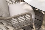 Puglia Saba low dining tuinset 130ØxH69 cm 5 delig latte, Ophalen of Verzenden, Nieuw