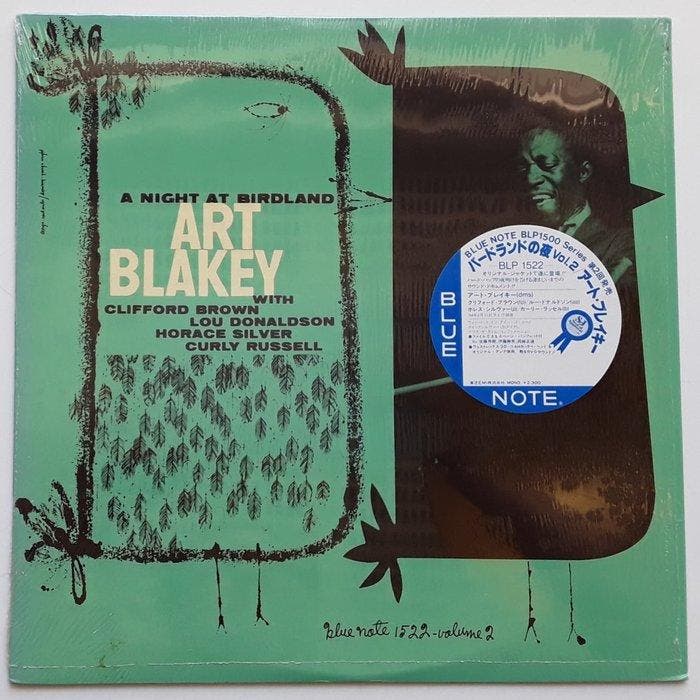 Art Blakey - LP - JAPAN - A Night At Birdlannd - BLUE NOTE -, Cd's en Dvd's, Vinyl Singles
