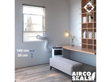 Airco raamafdichtingskit - 140 x 20 cm - Geschikt Voor, Verzenden, Nieuw