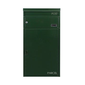 SafePost 65 brievenbus met pakketvak staal - groen, Verzenden, Nieuw