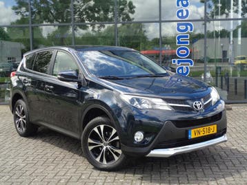 Toyota RAV4 2.0 Style 4WD VAN Clima Camera Trekhaak 2000 kg, Stof, Met garantie (alle), Blauw, Origineel Nederlands