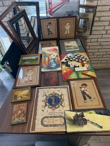 EU - Speelgoed Olieverfschilderijen, Aries papyrus print set