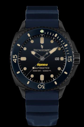 Tecnotempo - - Automatic Diver Apnea 1000M - -, Sieraden, Tassen en Uiterlijk, Horloges | Heren, Nieuw