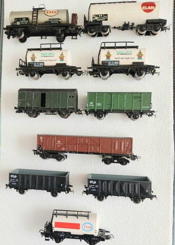 Piko H0 - Modeltrein goederenwagon (10) - Diverse, Nieuw