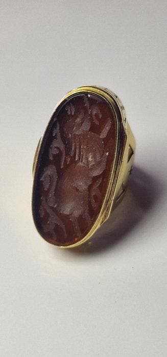 Zonder minimumprijs - Ring - 18 karaat Geel goud, Sieraden, Tassen en Uiterlijk, Nieuw