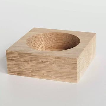HOCHO Eikenhouten Wijnhouder 110x110x40 mm – Elegant en F., Ophalen of Verzenden, Nieuw