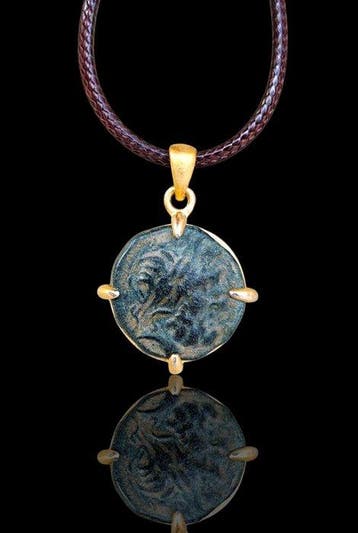 Oud-Grieks, Hellenistisch Brons Munthanger - Zeus en Perseus