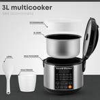 2dekans | Savoré Kitchen Rijstkoker met Stomer – 3L – 14, Witgoed en Apparatuur, Slowcookers, Ophalen of Verzenden, Zo goed als nieuw