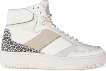 PS Poelman - Maat 41 - ESQUIMO Dames Hoge Sneakers - Wit /, Kleding | Dames, Verzenden, Nieuw