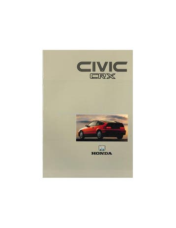 1990 HONDA CIVIC CRX BROCHURE NEDERLANDS, Nieuw, Honda, Author