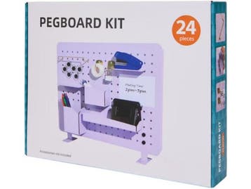 Veiling - Pegboard Kit Ophangbord - Set 24-delig, Nieuw in verpakking