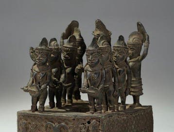 Een bronzen beeld. - Benin - Nigeria