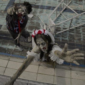 2dekans | Dressforfun Griezelige skeletbruid XXL -, Ophalen of Verzenden, Zo goed als nieuw