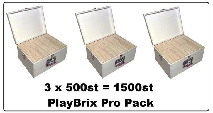 PlayBrix bouwplankjes 1500st 139 euro  Goedkoopste van NL, Kinderen en Baby's, Speelgoed | Houten speelgoed, Overige typen, Nieuw