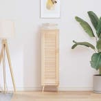 vidaXL Kastdeur met lamellen 99x29,5 cm massief grenenhout, Huis en Inrichting, Kasten | Overige, Verzenden, Nieuw