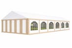 Premium Partytent PVC 6x12x2 mtr in Wit-Beige (6x12 meter), Verzenden, Nieuw, 2 meter of meer, Partytent