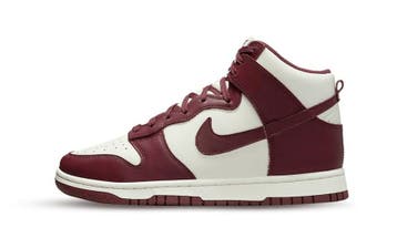 Nike Dunk High Burgundy Crush (Womens), Nieuw