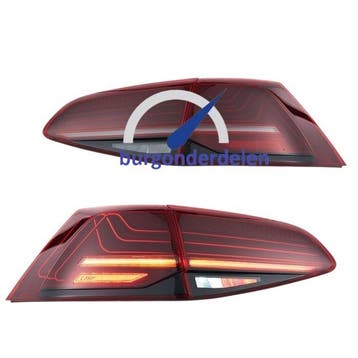 LED Dynamische Achterlichten LASER Geschikt Voor Golf 7 2..., Ophalen of Verzenden, Nieuw, Volkswagen