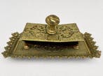 Antiguo secante de escritorio en latón ornamentado – estilo, Nieuw