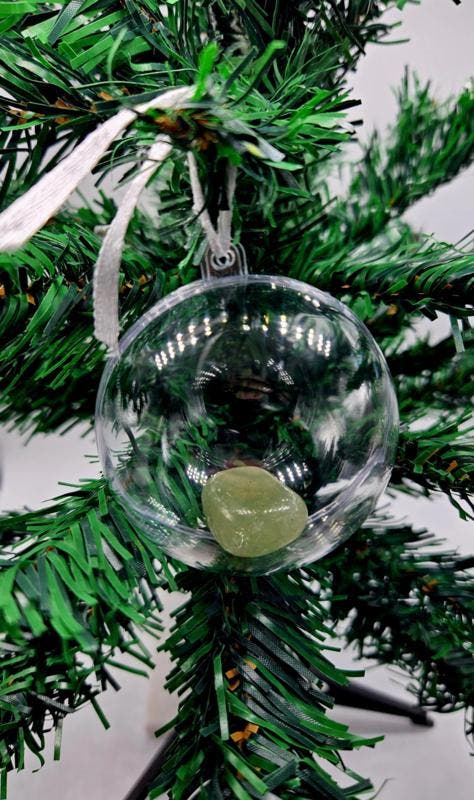 Edelsteen kerstbal Aventurijn, Sieraden, Tassen en Uiterlijk, Edelstenen, Ophalen of Verzenden