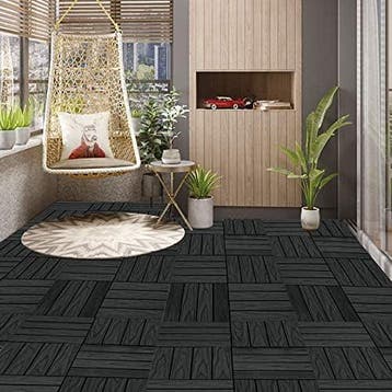 2dekans | Woltu WPC Terrastegels 30x30 cm - Antraciet -, Ophalen of Verzenden, Zo goed als nieuw, Woltu