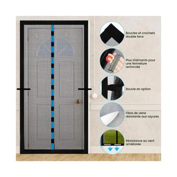Fillis Magnet hor voor deur, 90 × 210 cm, insectenhor voo.., Verzenden, Nieuw